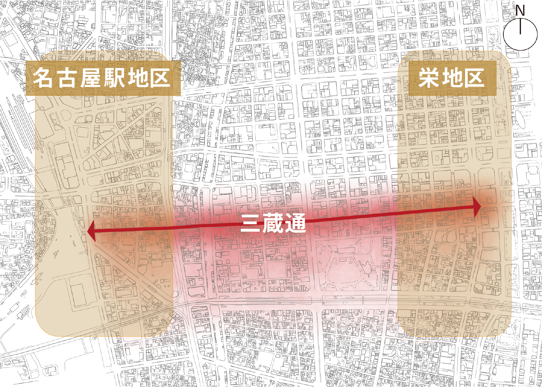 三蔵通の地図